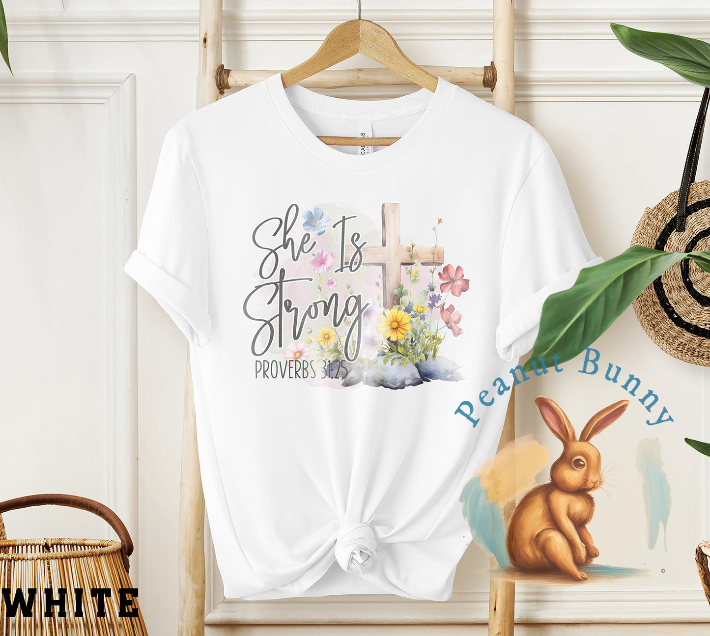 Rms0305- 6 She Is Strong Christian Tshirt 539