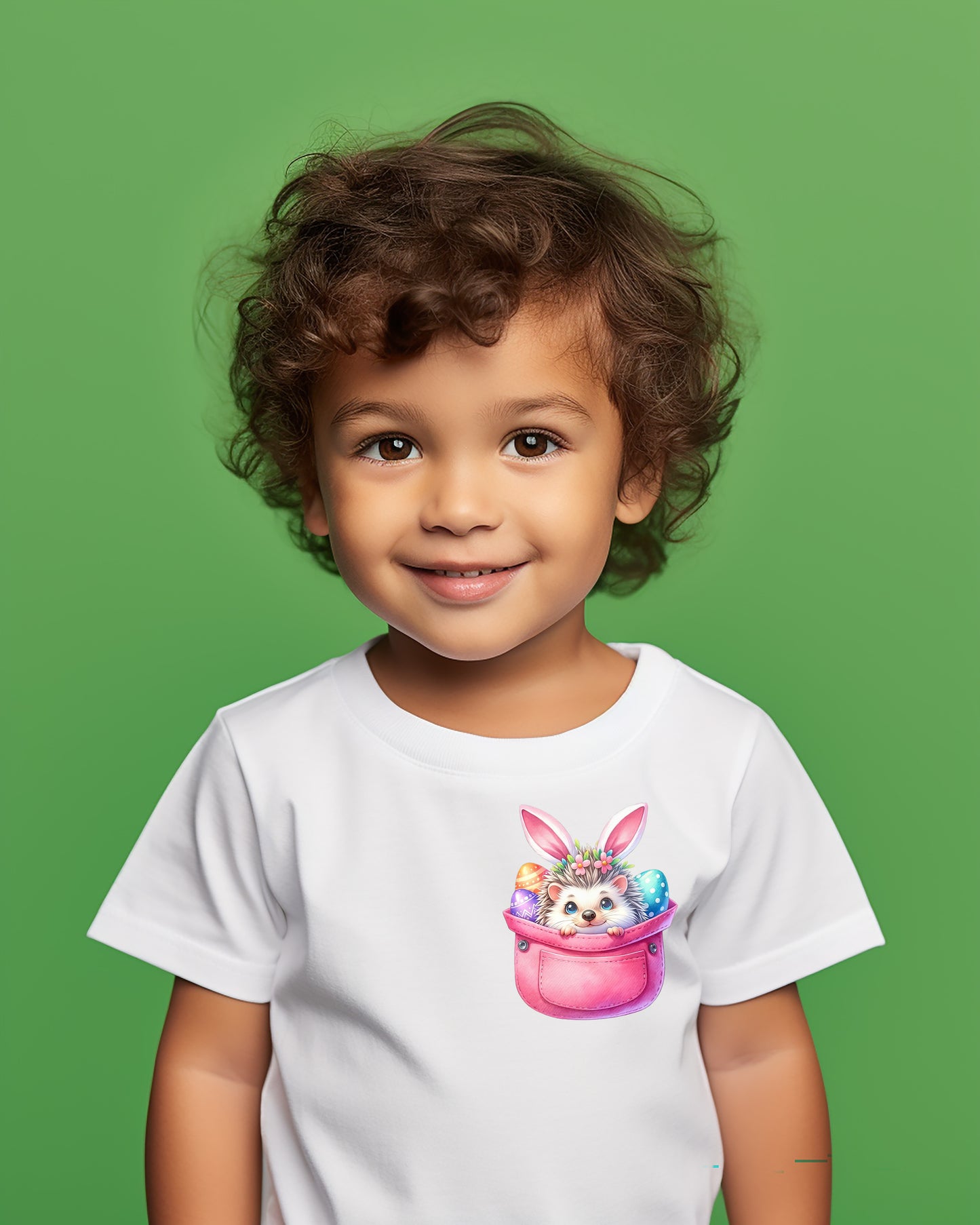 Whisker Whimsy Easter Pocket Children's T-Shirt