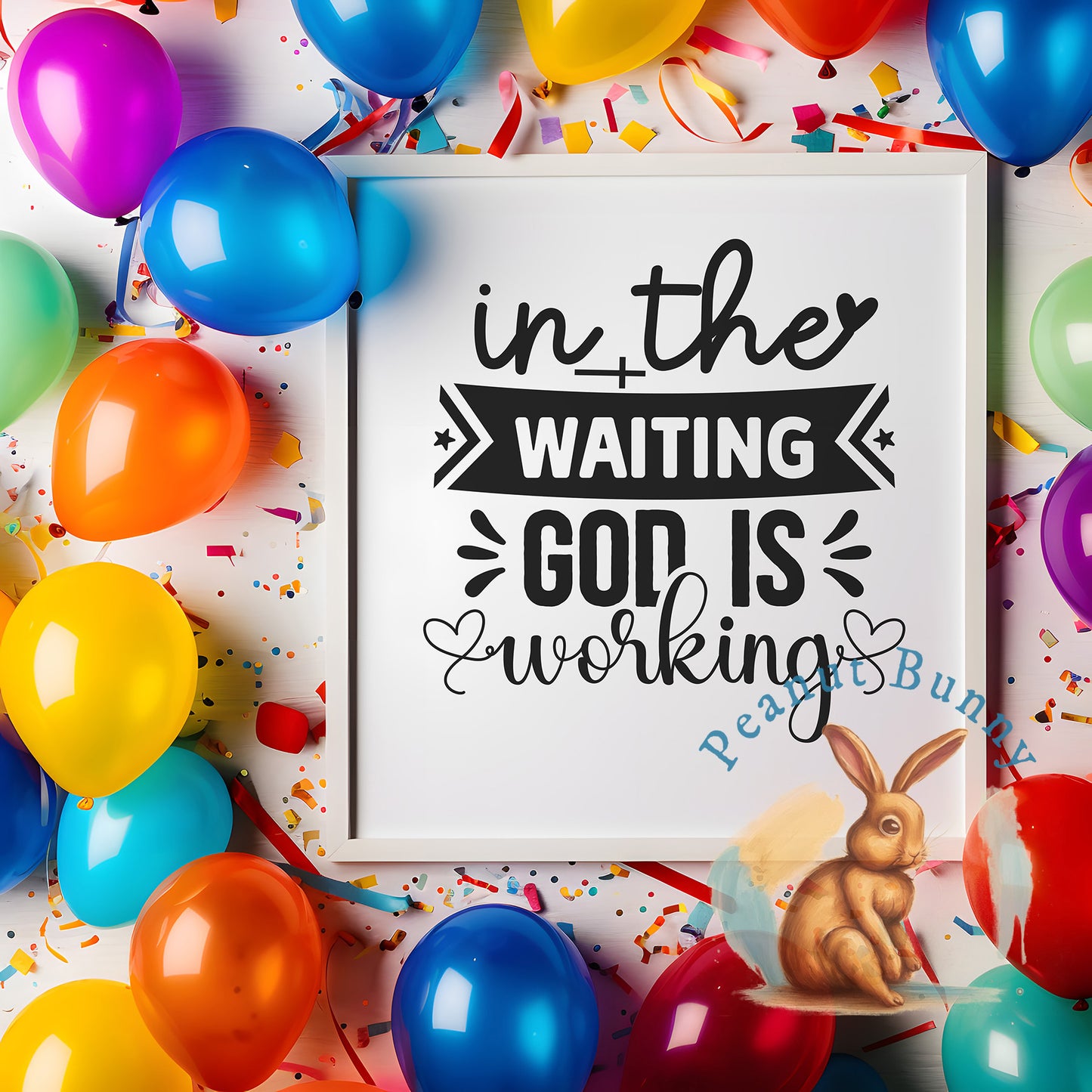 In The Waiting God Is Working-01 Christian Tshirt 382