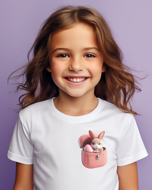 Hoppy Harmony Easter Pocket Children's T-Shirt