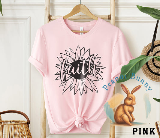 Faith-Sunflower-1 Christian Tshirt 299