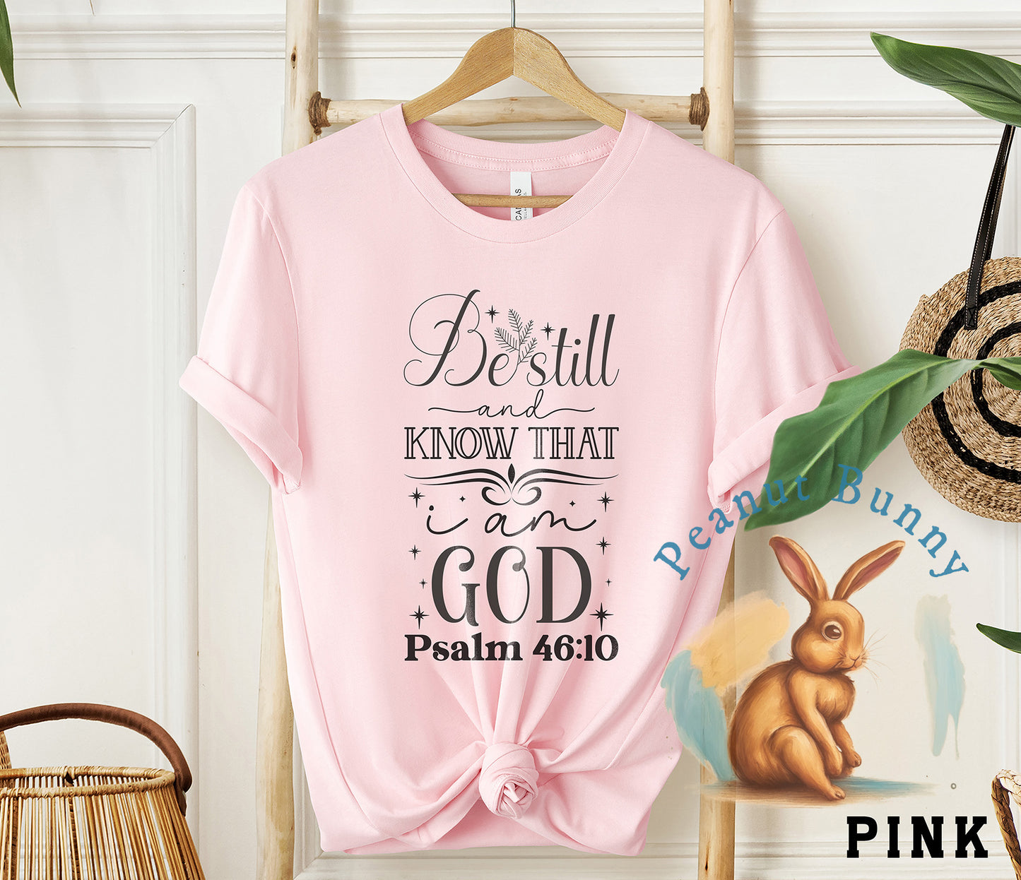 Be still and know that i am god psalm 46 10-01 Christian Tshirt 229