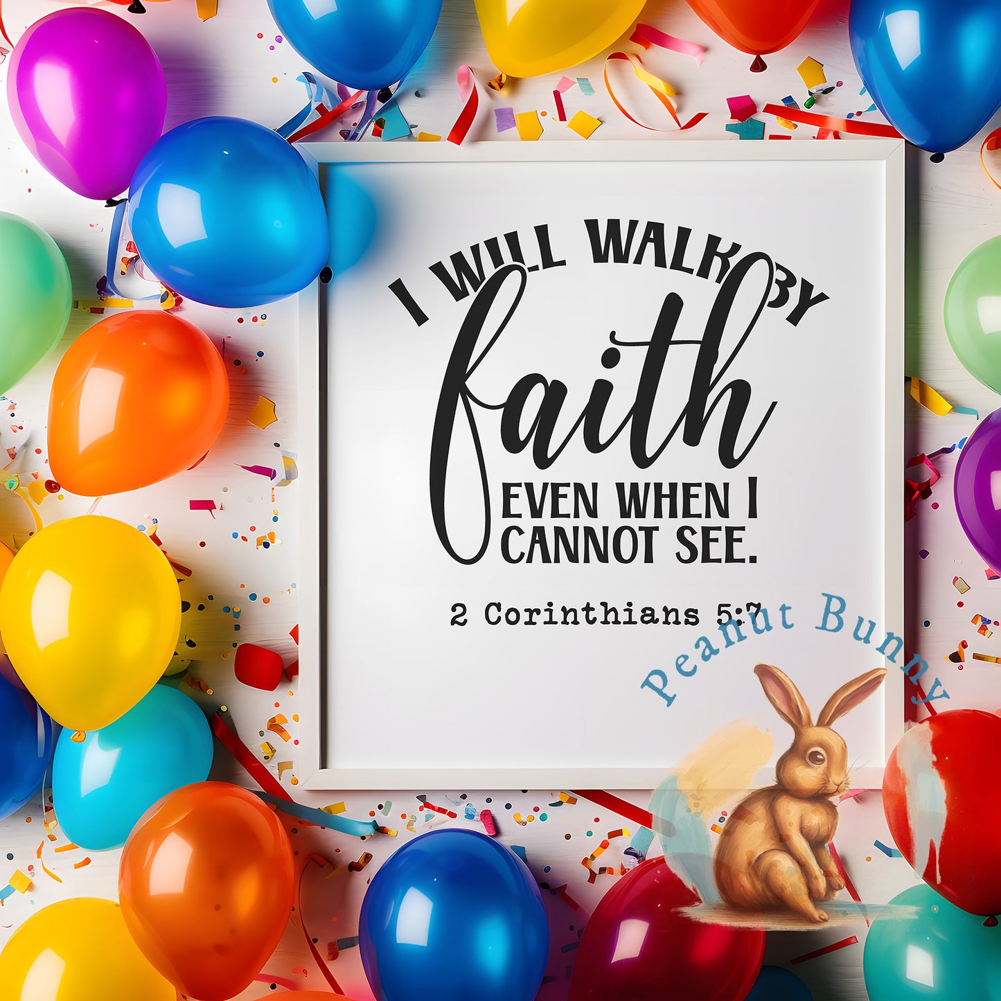 I Will Walk by Faith Even When I Cannot See Christian Tshirt 374