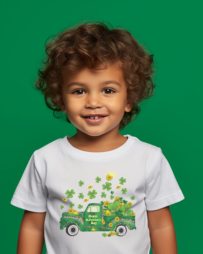 Green Festive Joy Kids T-Shirt