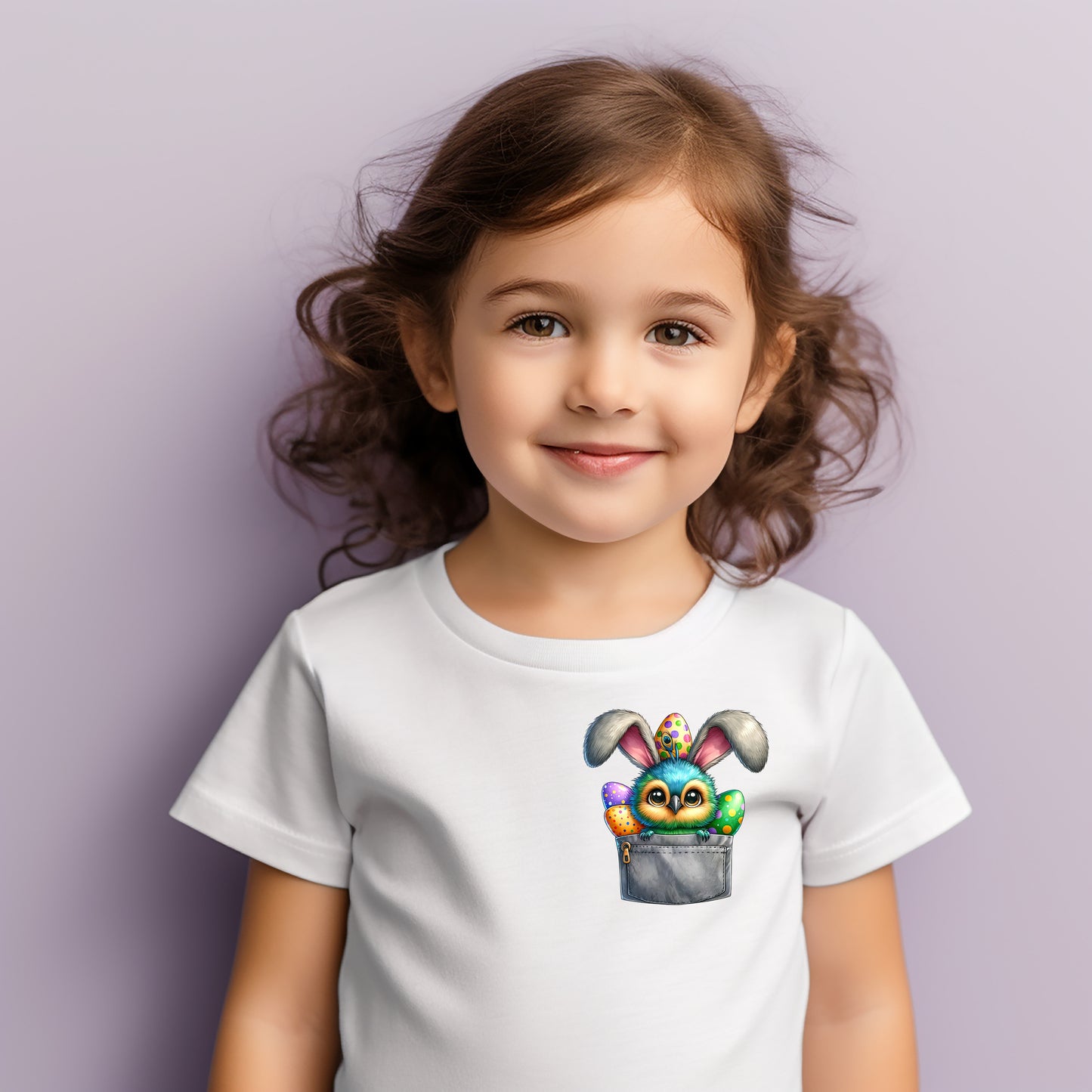 Cozy Clouds Easter Pocket Children's T-Shirt