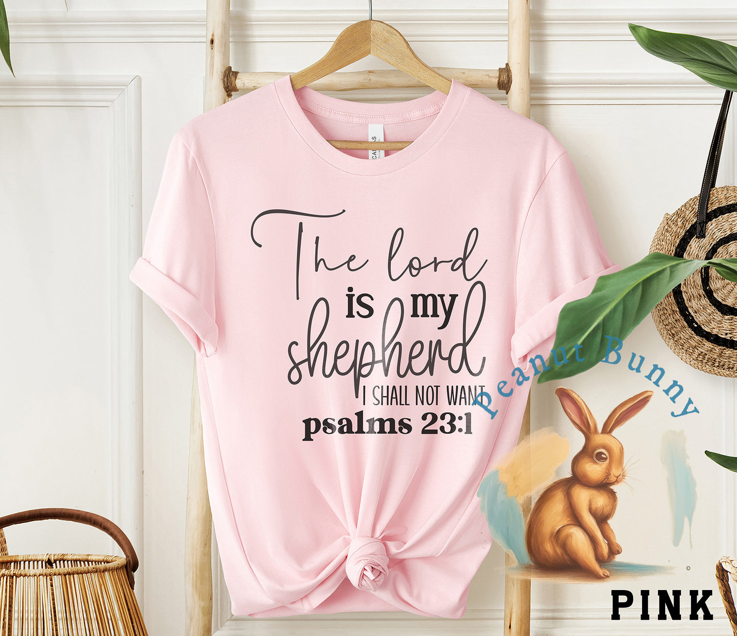 The lord is my shepherd i small not want-01 Christian Tshirt 575