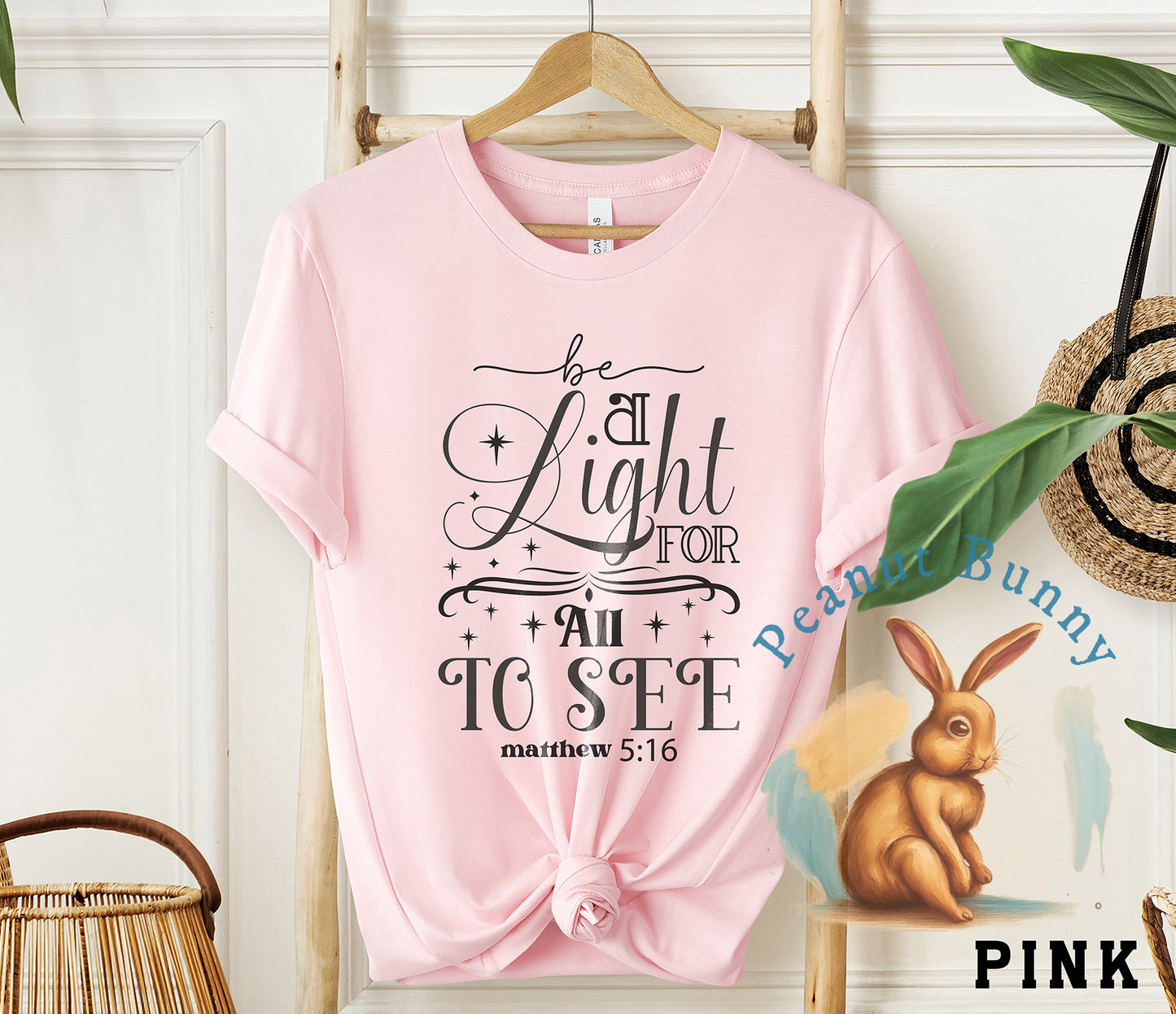 Be a light for all to see matthew 516-01 Christian Tshirt 222